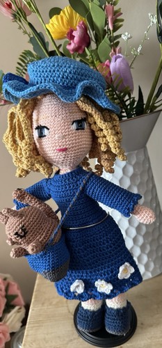 Handmade crocheted girl doll - girl,