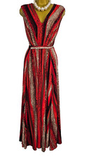 Simon Jeffrey Red Long Maxi