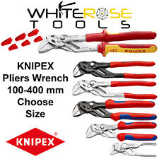 KNIPEX Pliers Wrench Adjustable Grips Push Button Spanner 125-400mm Choose Size