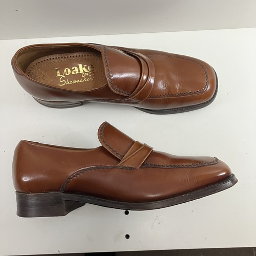 Loake bros brown leather - loake,