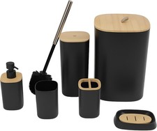 6 Pieces Bathroom Accessories Set Luxury Sets Available in four colours