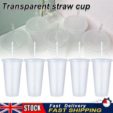 Cups with Lid & Straw - Pack