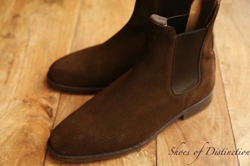 Trickers brown suede chelsea - trickers,