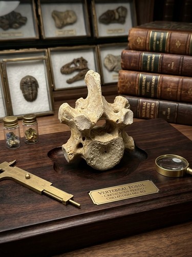 Real animal vertebra bone - real,