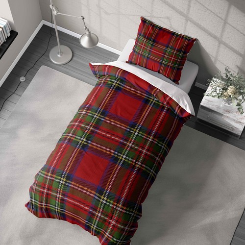 Scottish tartan duvet - tartan, cover