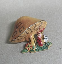Vintage Painted Mushroom &
