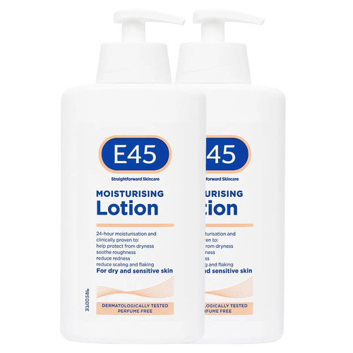 E45 moisturising lotion 2 x - lotion,,