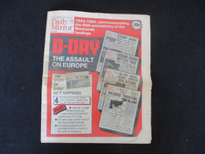 Commemorative 1984 DAILY MIRROR Newspaper D-Day 40th Anniversary