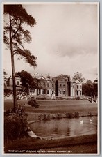 CHELTENHAM Gloucestershire The Lilley Bank Hotel View from Lake RP Postcard