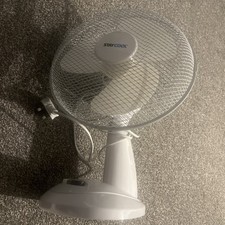 Stay Cool 12” Electric Desk Fun F1011WH White