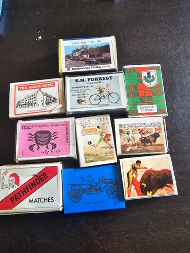 Vintage boxes for matches 10 - boxes,