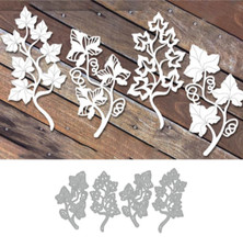 4PCs Leaf Metal Cutting Die