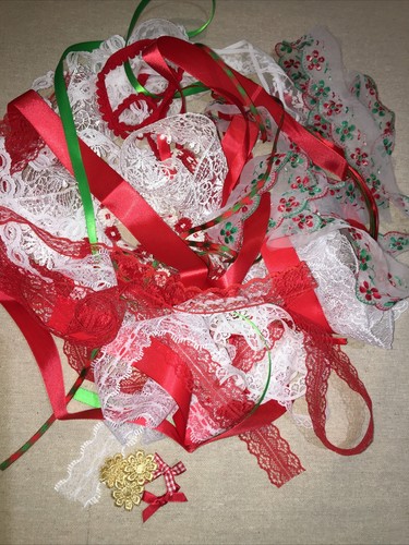 Christmas craft lace ribbon - &,