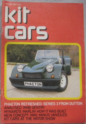 Kit car magazine january - january, 1983