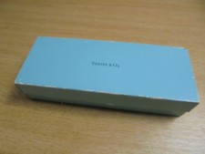 Tiffany & Co, Black Velvet Pen Box with Blue Outer Box