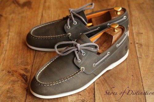 Timberland grey nubuck leather - nubuck,