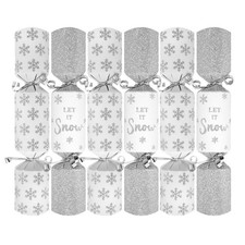 Mini Christmas Crackers White