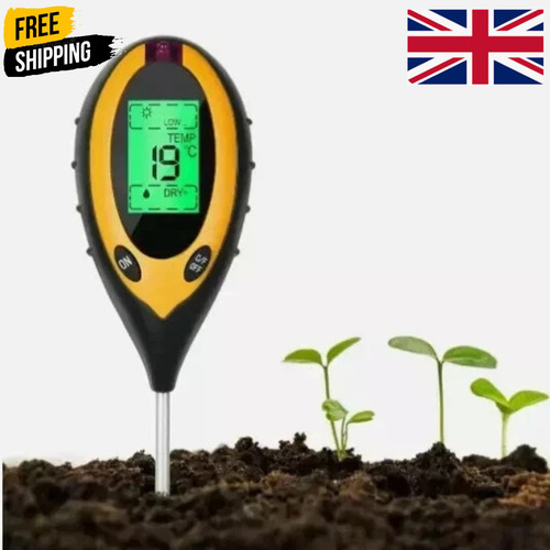 Digital soil ph tester - 4-in-1,