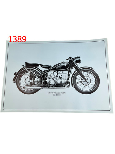 Poster bmw r68 - poster, 600