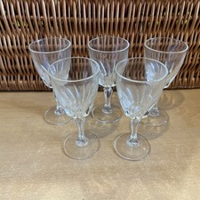 5 x Vintage Crystal D’Arques