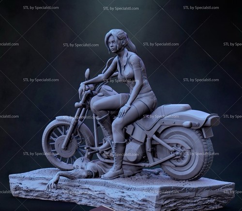 Printed claire redfield on - 3d,