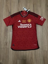Adidas Manchester United 2023/24 Player Issue FA Cup Final Home Shirt, Mainoo-37