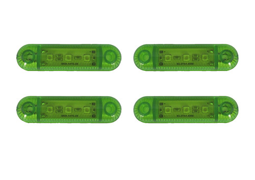 12v led green side - green,