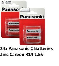 24x Panasonic C Battery
