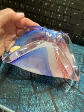 Vintage Blue & Pink Art Glass