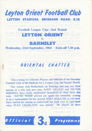 Leyton orient barnsley - leyton, v