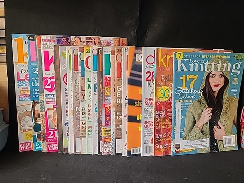 Knitting crochet magazine lot - crochet,