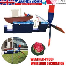 Whirligig Decor Outdoor Yard Lawn Animal Ship Windmill Wind Spinner Ornament