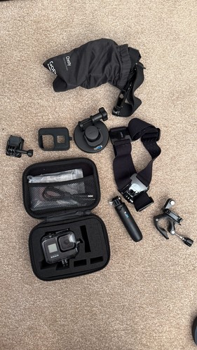 Gopro black and lots of - black,