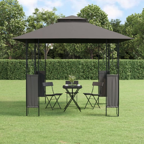 Gazebo with roof anthracite - gazebo,