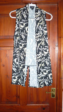Antthony Studio long   Waistcoat black lemon  size medium