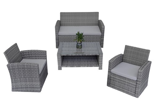 Pieces bistro set - pieces, rattan