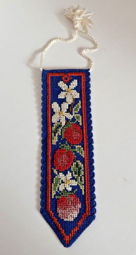Handmade cross stitch floral - handmade,