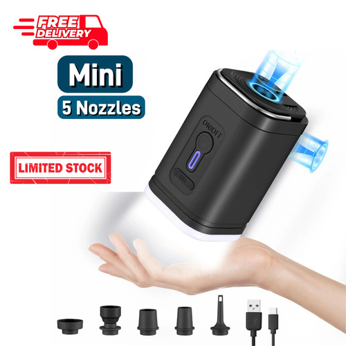 Mini portable air pump 1300mah - pump,