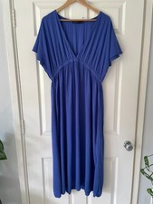 Zanzea Dress, 3XL, Blue Angel