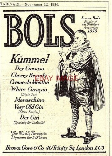Advert for bols kummel - advert, &