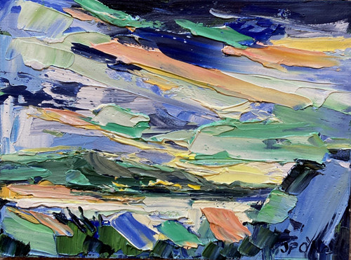 Impressionist irish landscape - irish,