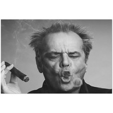 Jack Nicholson Smoking Cigar