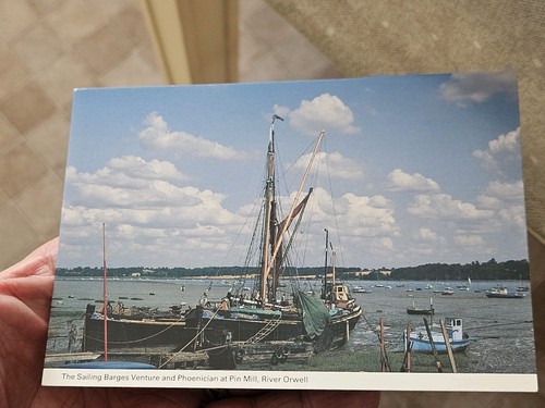 1980s postcard sailing - 1980s,