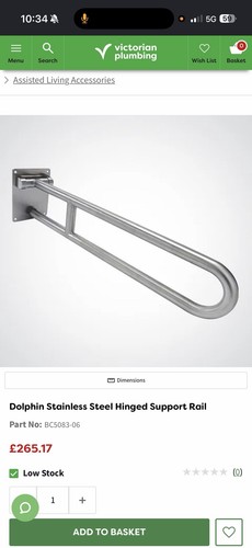Dolphin stainless steel - steel, hinged