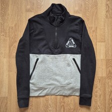 Palace Two Tone Tri-Ferg Half Zip Small Black 2016
