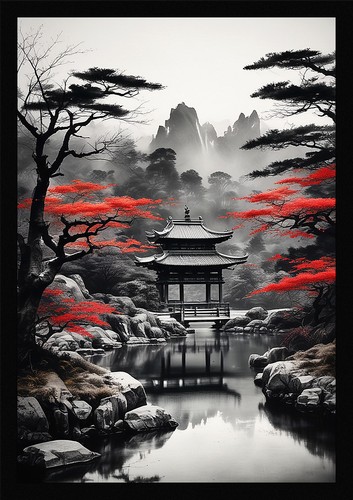 Intimate ink wash japanese - ink,
