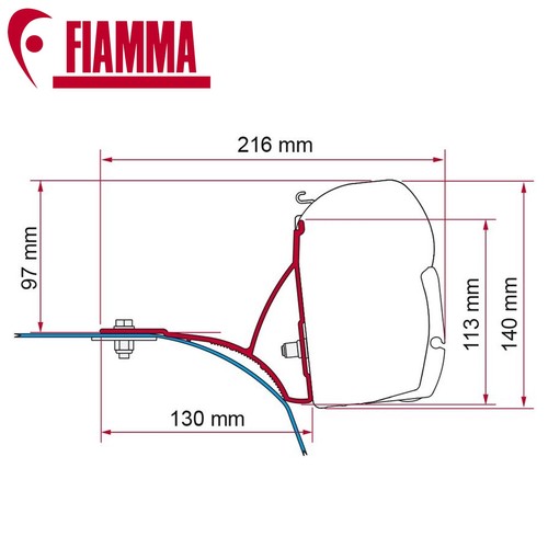 Fiamma f45s mounting awning - fiamma,