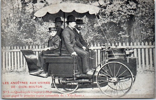 Automobile steam quadricycle - -,