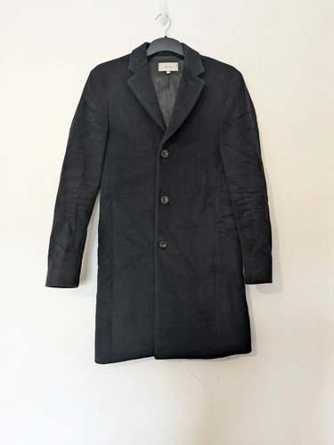 Reiss overcoat size black - reiss,