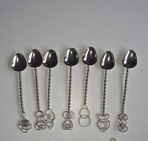 Vintage teaspoons set 7 - teaspoons, of